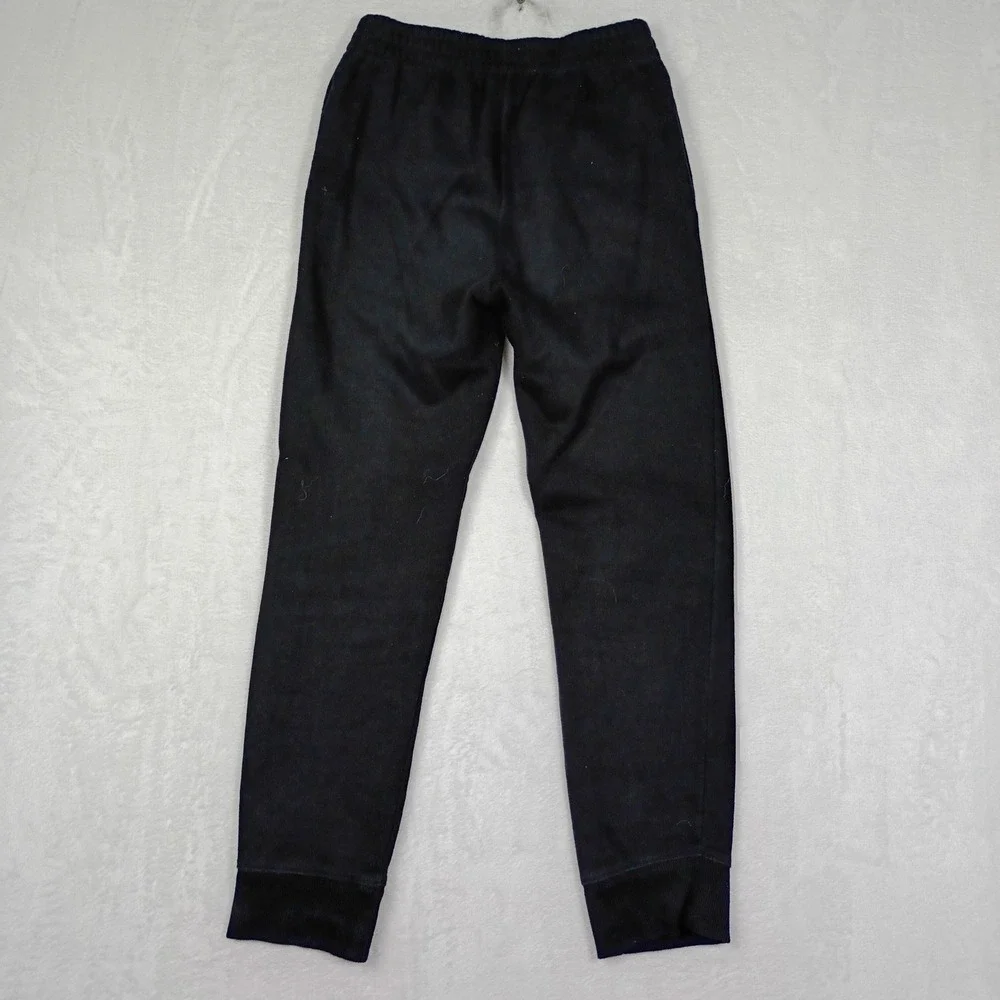 Jordan Boys Black Fleece Jogger Sweatpants Red Logo Graphic‎ Size M 10-12YRS